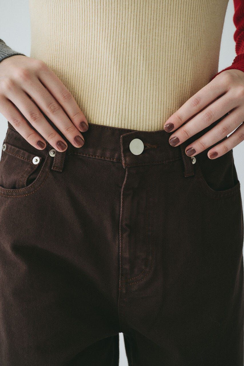 HeRIN.CYE「Color denim pants」|デニム|