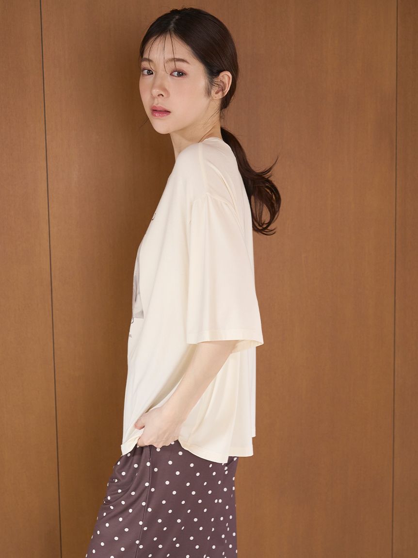 SNIDEL HOME「【KOROMO】【接触冷感】カットTシャツ」|ルームウェア|