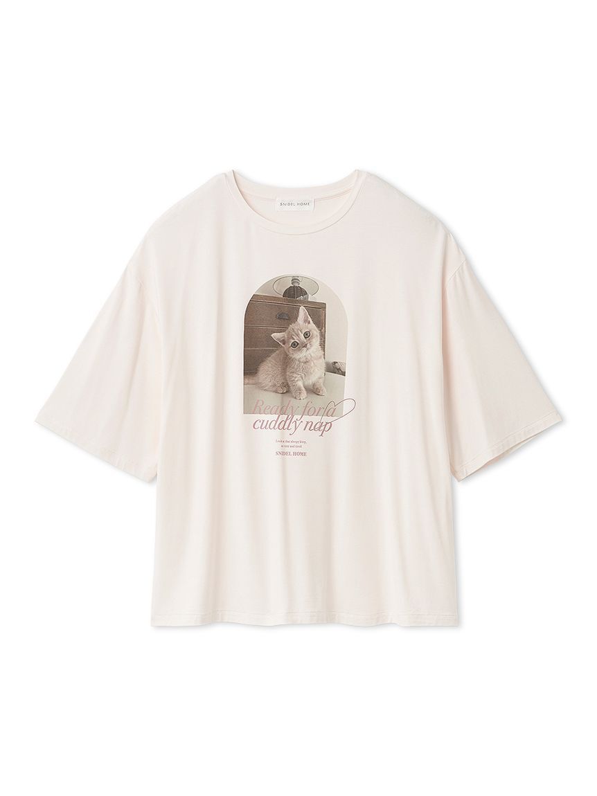 SNIDEL HOME「【KOROMO】【接触冷感】カットTシャツ」|ルームウェア|PNK