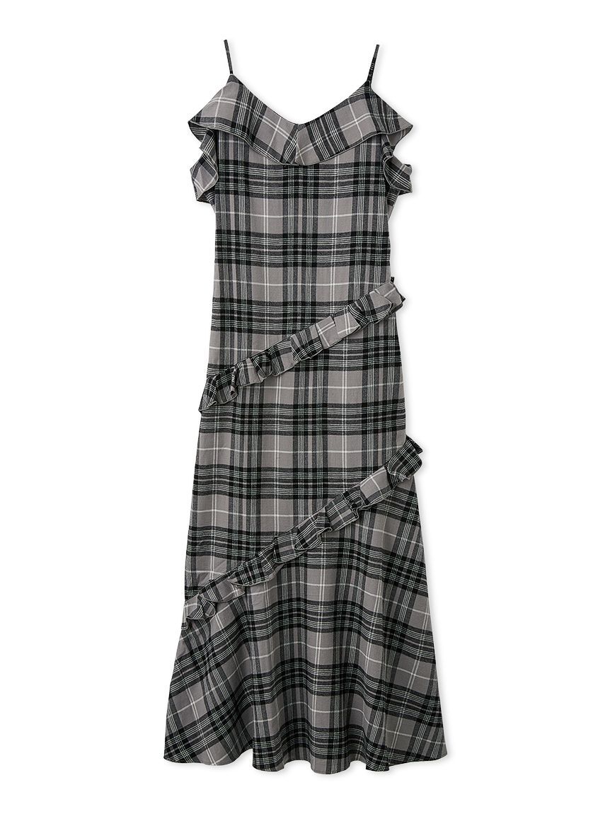 SNIDEL HOME「チェックフリルワンピース」|ルームウェア|