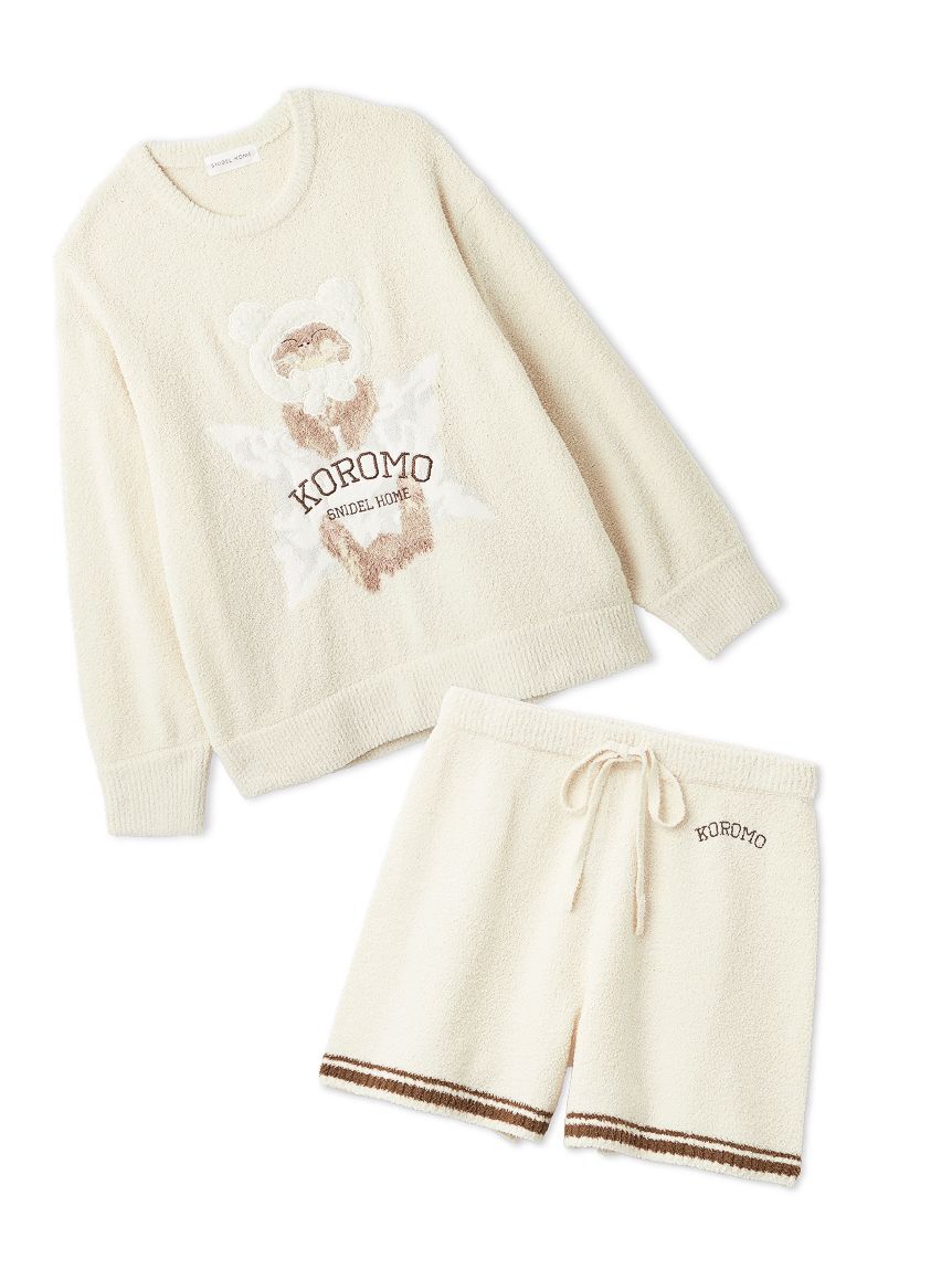 SNIDEL HOME「【WEB限定】【セット商品】【KOROMO】ニットプルオーバー＆ニットショートパンツSET」|ルームウェア|IVR
