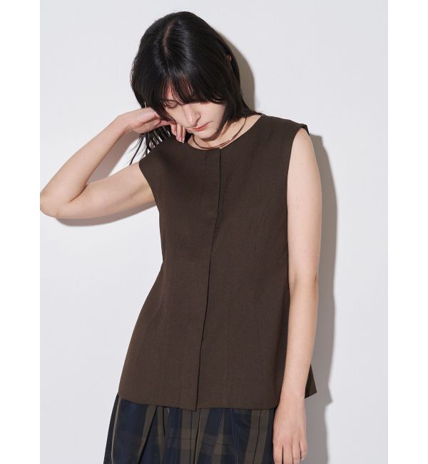 ELENDEEK「FORM GILET」|ベスト・ジレ|ブラウン