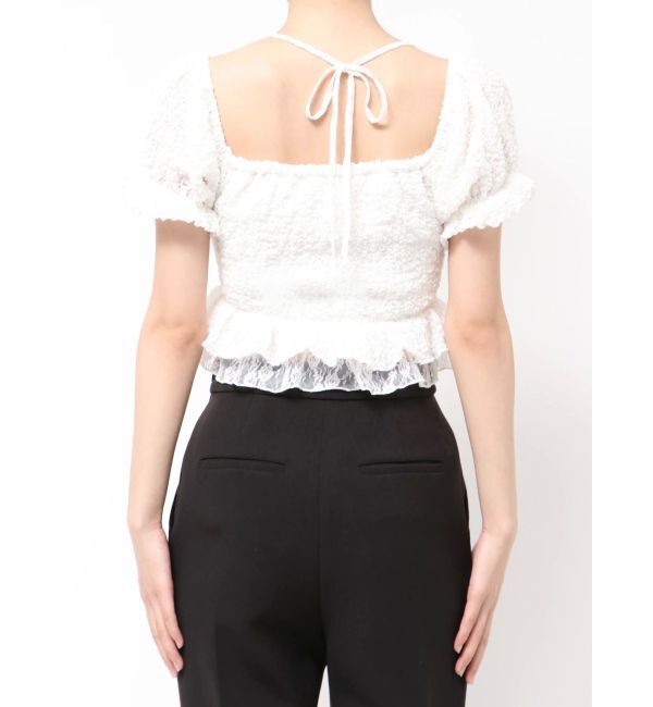 RESEXXY「レースドッキングフリルブラウス」|シャツ・ブラウス|