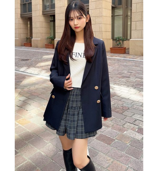 RESEXXY「テーラードミディジャケット」|テーラードジャケット|