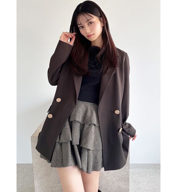 RESEXXY「テーラードミディジャケット」|テーラードジャケット|