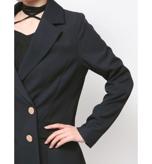 RESEXXY「テーラードミディジャケット」|テーラードジャケット|