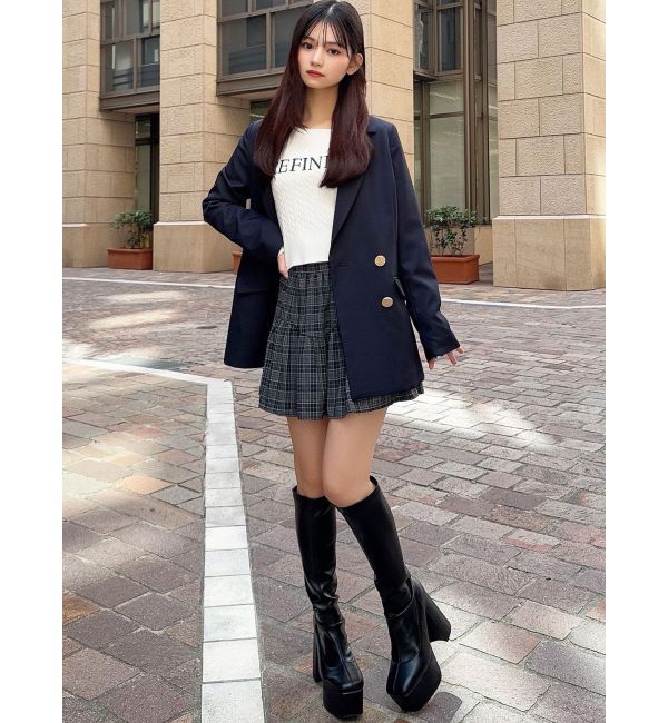 RESEXXY「テーラードミディジャケット」|テーラードジャケット|