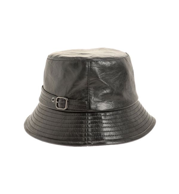 RESEXXY「フェイクレザーバケットハット」|ハット|