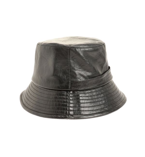 RESEXXY「フェイクレザーバケットハット」|ハット|