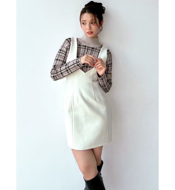 RESEXXY「コルセットミニジャンスカ【セットアップ着用可能】」|ジャンパースカート|