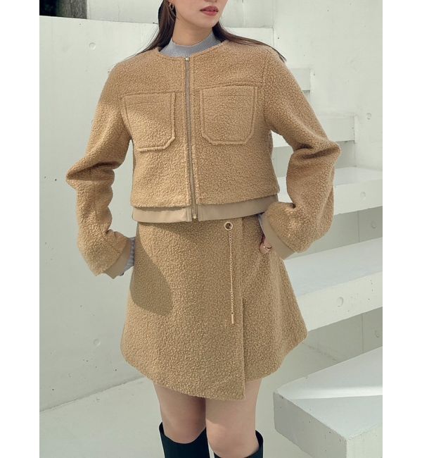 dazzlin「【SETUP】コンパクトジップジャコット※セットアップ対応」|その他|