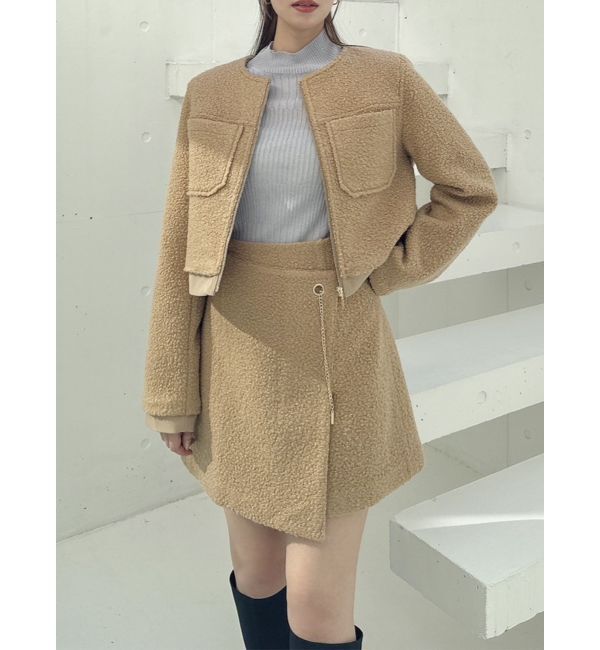 dazzlin「【SETUP】コンパクトジップジャコット※セットアップ対応」|その他|