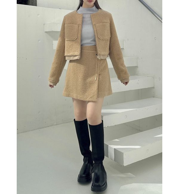 dazzlin「【SETUP】コンパクトジップジャコット※セットアップ対応」|その他|