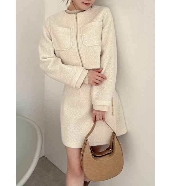 dazzlin「【SETUP】コンパクトジップジャコット※セットアップ対応」|その他|