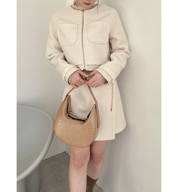 dazzlin「【SETUP】コンパクトジップジャコット※セットアップ対応」|その他|