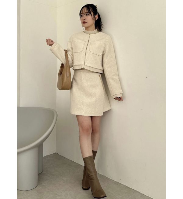 dazzlin「【SETUP】コンパクトジップジャコット※セットアップ対応」|その他|