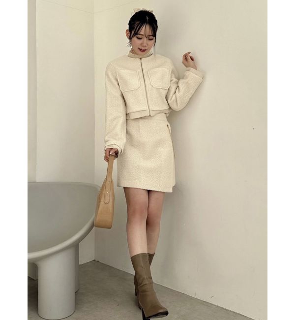 dazzlin「【SETUP】コンパクトジップジャコット※セットアップ対応」|その他|