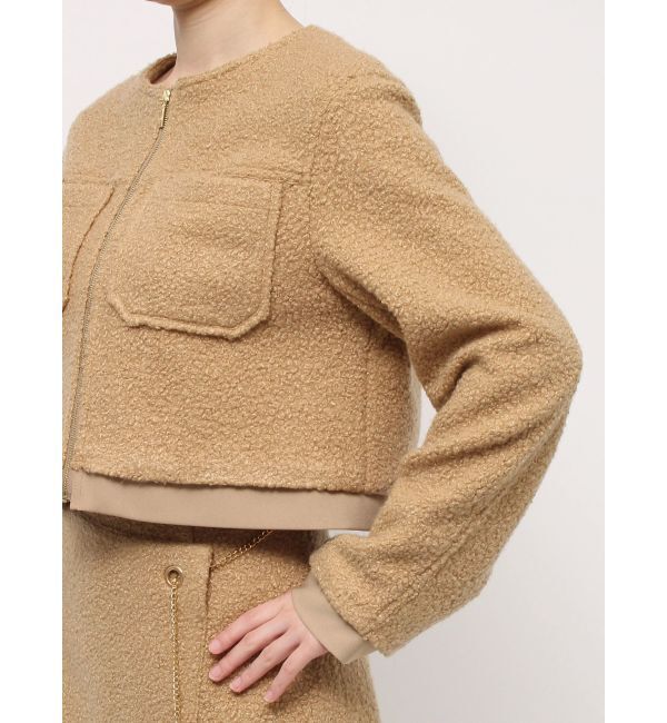 dazzlin「【SETUP】コンパクトジップジャコット※セットアップ対応」|その他|