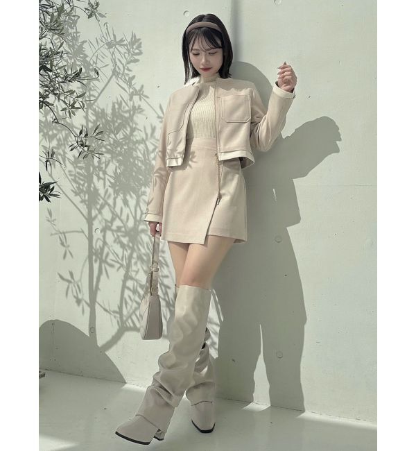 dazzlin「【SETUP】コンパクトジップジャコット※セットアップ対応」|その他|