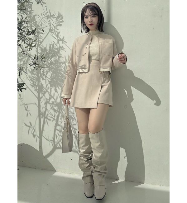 dazzlin「【SETUP】コンパクトジップジャコット※セットアップ対応」|その他|