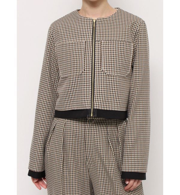 dazzlin「【SETUP】コンパクトジップジャコット※セットアップ対応」|その他|ミックス