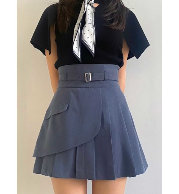 dazzlin「レイヤードプリーツミニスカート」|スカート|