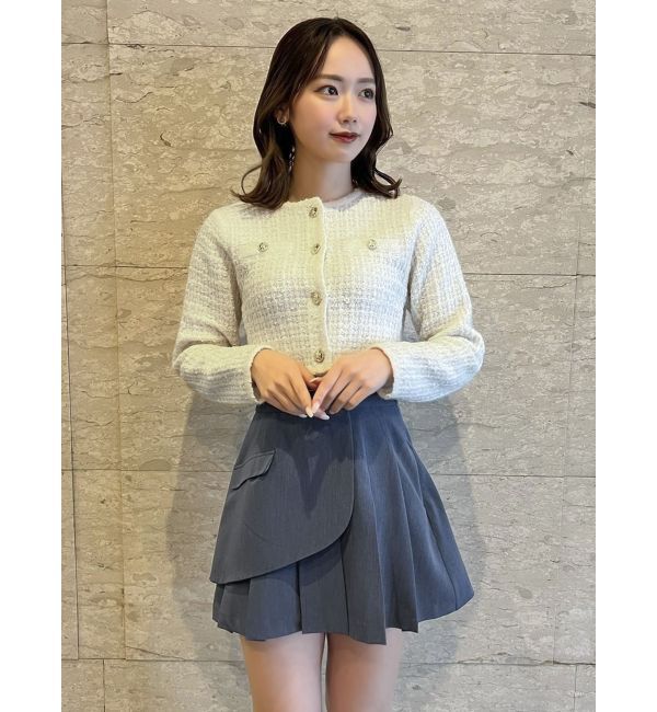 dazzlin「レイヤードプリーツミニスカート」|スカート|
