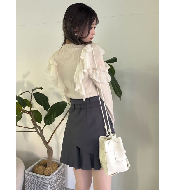 dazzlin「レイヤードプリーツミニスカート」|スカート|