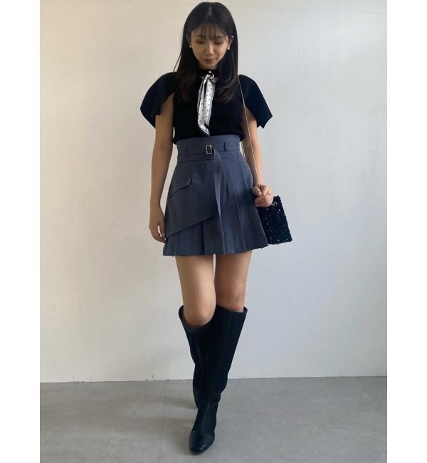 dazzlin「レイヤードプリーツミニスカート」|スカート|