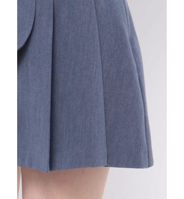 dazzlin「レイヤードプリーツミニスカート」|スカート|