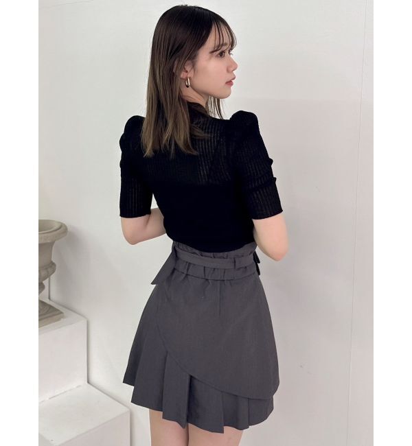 dazzlin「レイヤードプリーツミニスカート」|スカート|