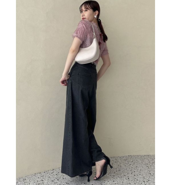 dazzlin「コンパクトシャギーリボンカットプルオーバー」|Tシャツ・カットソー|