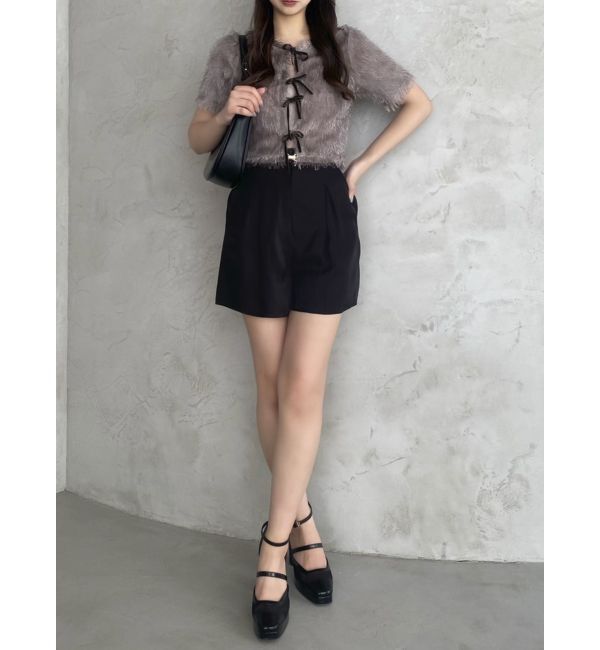 dazzlin「コンパクトシャギーリボンカットプルオーバー」|Tシャツ・カットソー|