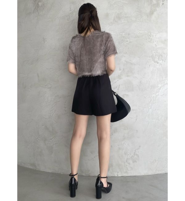 dazzlin「コンパクトシャギーリボンカットプルオーバー」|Tシャツ・カットソー|