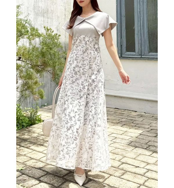 dazzlin「オパールフラワーコルセットワンピース」|ワンピース|