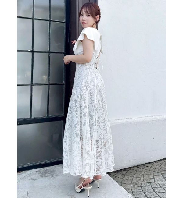 dazzlin「オパールフラワーコルセットワンピース」|ワンピース|