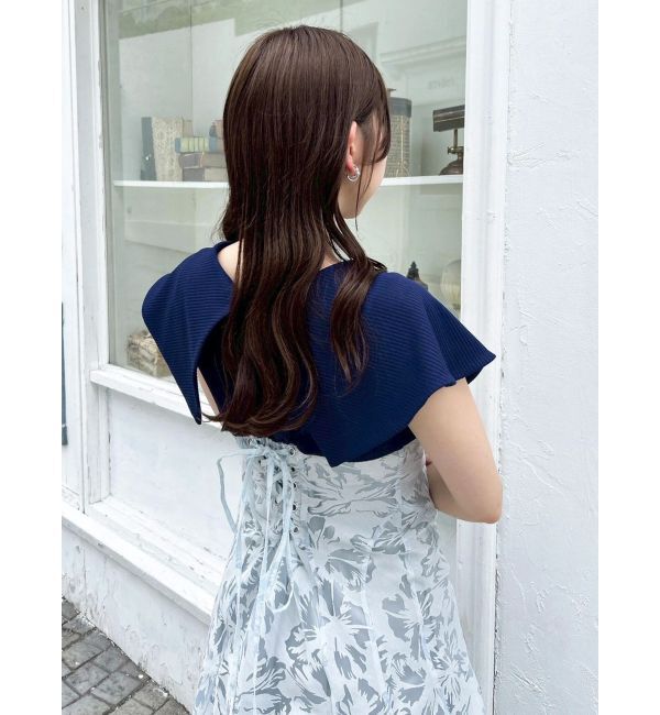 dazzlin「オパールフラワーコルセットワンピース」|ワンピース|