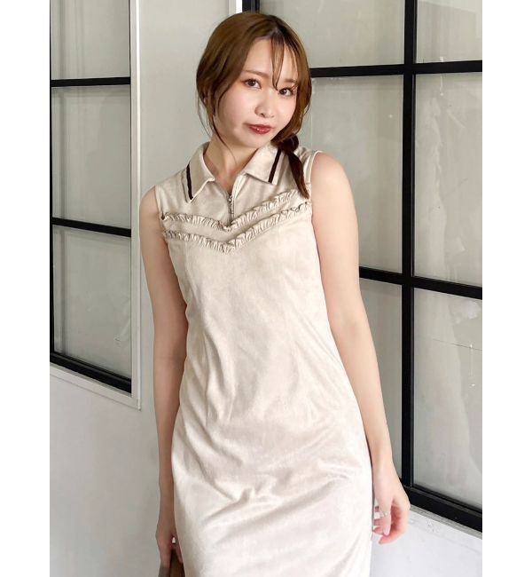 dazzlin「フチフリルレイヤードワンピース」|ワンピース|