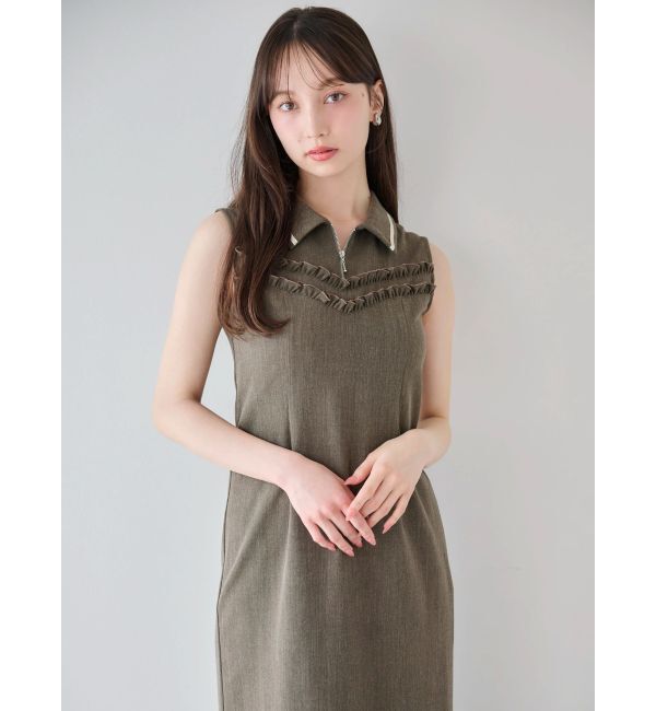 dazzlin「フチフリルレイヤードワンピース」|ワンピース|