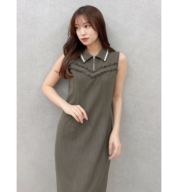 dazzlin「フチフリルレイヤードワンピース」|ワンピース|