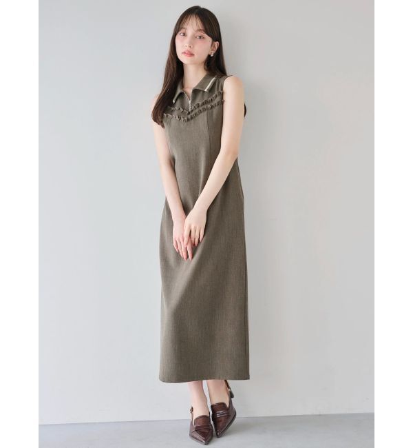 dazzlin「フチフリルレイヤードワンピース」|ワンピース|