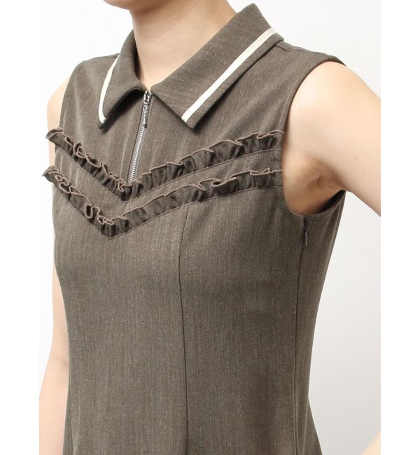 dazzlin「フチフリルレイヤードワンピース」|ワンピース|