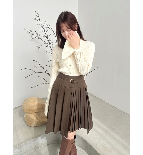 dazzlin「ミディアシメプリーツスカート」|スカート|