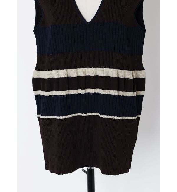 EMODA「【VEQUM】SWITCHING KNIT VEST」|ベスト・ジレ|