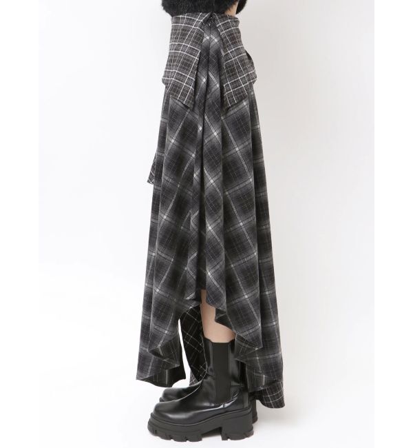 EMODA「アシンメトリードッキングスカート」|スカート|