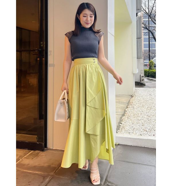 MERCURYDUO「ランダムフレアアシメスカート」|スカート|