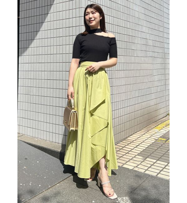 MERCURYDUO「ランダムフレアアシメスカート」|スカート|