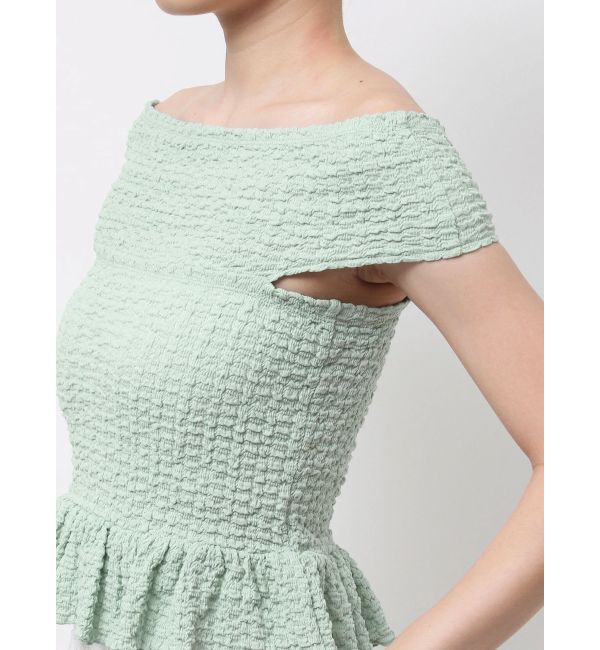 MERCURYDUO「カットソーシャーリングトップス」|Tシャツ・カットソー|