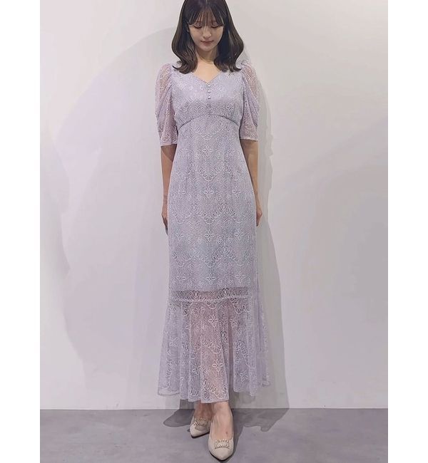 MERCURYDUO「レースナローマーメイドワンピース」|ワンピース|