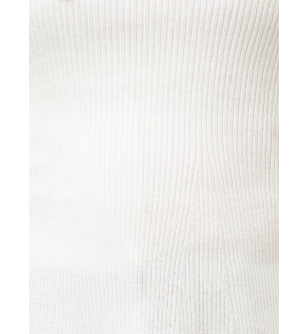 MERCURYDUO「ペプラムラッフルコンパクトニット」|ニット・セーター|